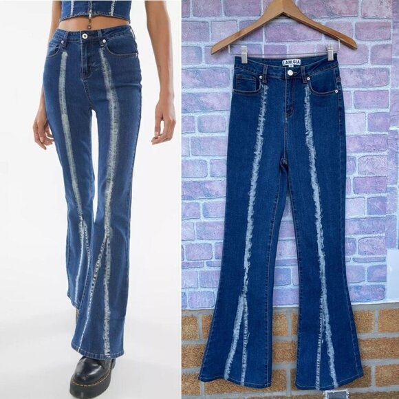 I.AM.GIA Savannah Mid-Rise Flare Jeans small - Picture 1 of 11